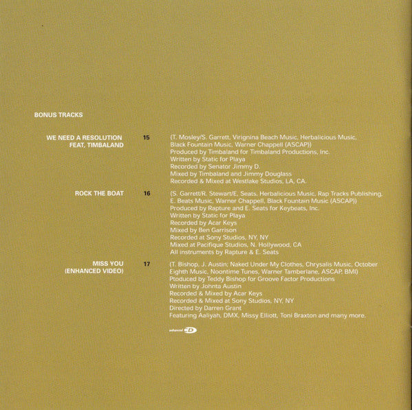 Aaliyah : I Care 4 U (CD, Comp, Enh)