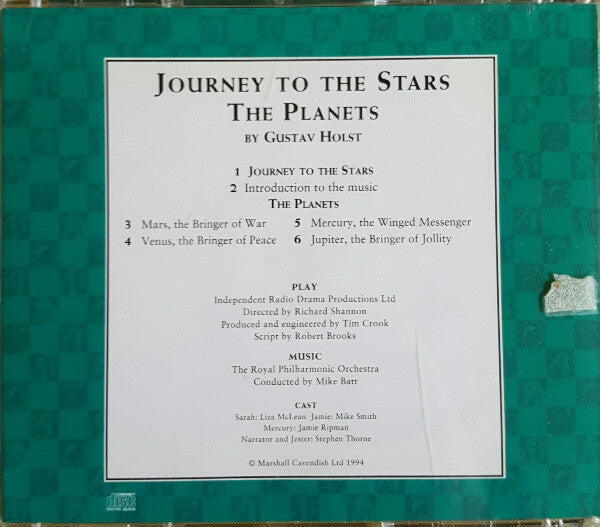 Gustav Holst / Royal Philharmonic Orchestra Conducted By Mike Batt : Journey To The Stars (With Music From The Planets By Gustav Holst) (CD, Album)