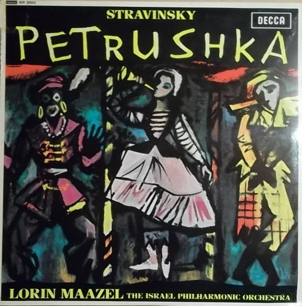 Lorin Maazel Conducting The Israel Philharmonic Orchestra : Stravinsky: Petrushka (Original Version) (10", Mono)