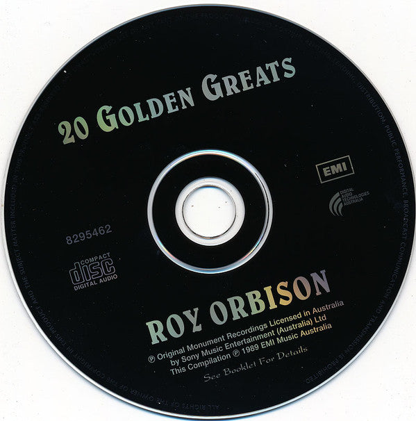 Roy Orbison : 20 Golden Greats (CD, Comp, RE)