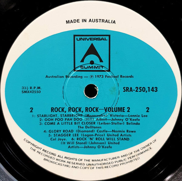 Various : Rock, Rock, Rock Volume 2 (LP, Comp)