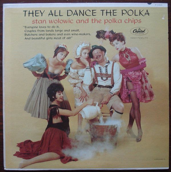 Stan Wolowic And The Polka Chips : They All Dance The Polka (LP, Mono)