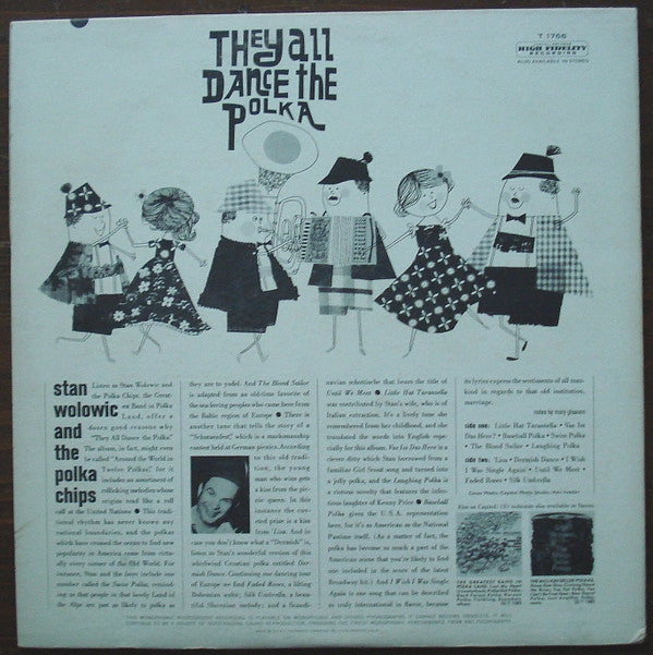 Stan Wolowic And The Polka Chips : They All Dance The Polka (LP, Mono)