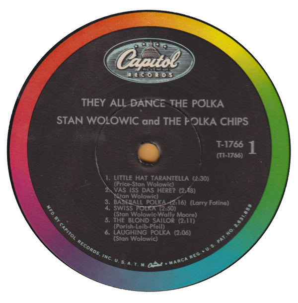 Stan Wolowic And The Polka Chips : They All Dance The Polka (LP, Mono)