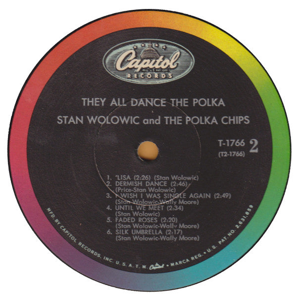 Stan Wolowic And The Polka Chips : They All Dance The Polka (LP, Mono)