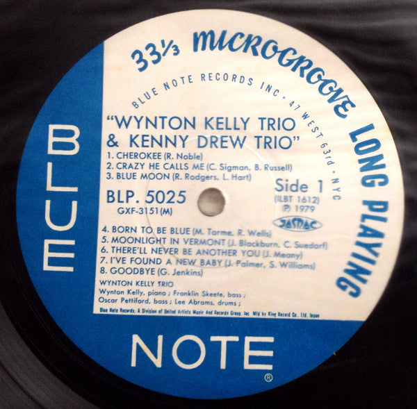 Wynton Kelly Trio, The Kenny Drew Trio : Wynton Kelly Trio \ Kenny Drew Trio (LP, Comp)