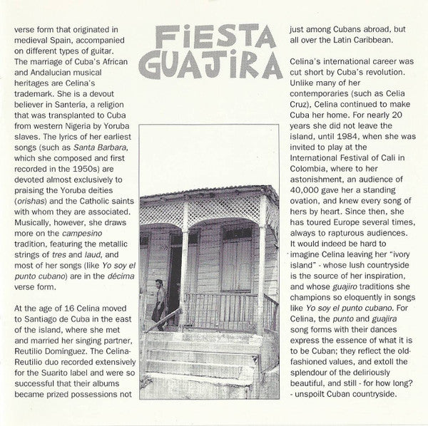 Celina Gonzalez* : Fiesta Guajira (CD, Comp, RM)