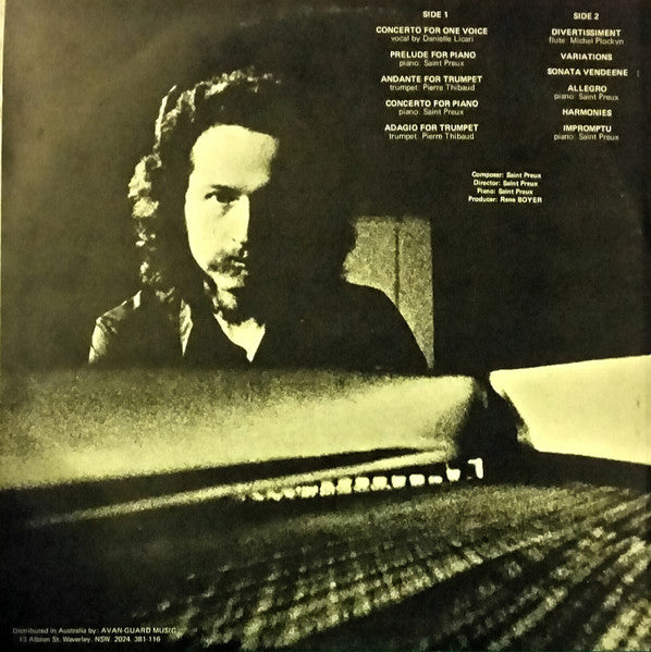 Saint-Preux : Concerto (LP, Album)