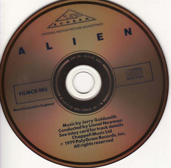 Jerry Goldsmith : Alien (Original Motion Picture Score) (CD, Album)