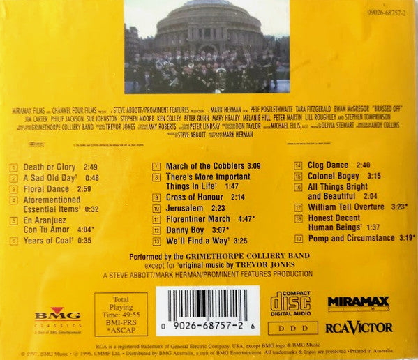 Trevor Jones : Brassed Off! (Original Soundtrack From The Miramax Motion Picture) (CD, Album)