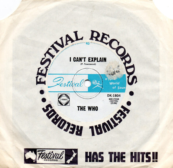 The Who : I Can't Explain (7", Single, RE)
