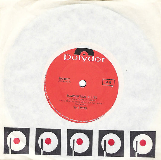 The Who : Summertime Blues (7", Single)