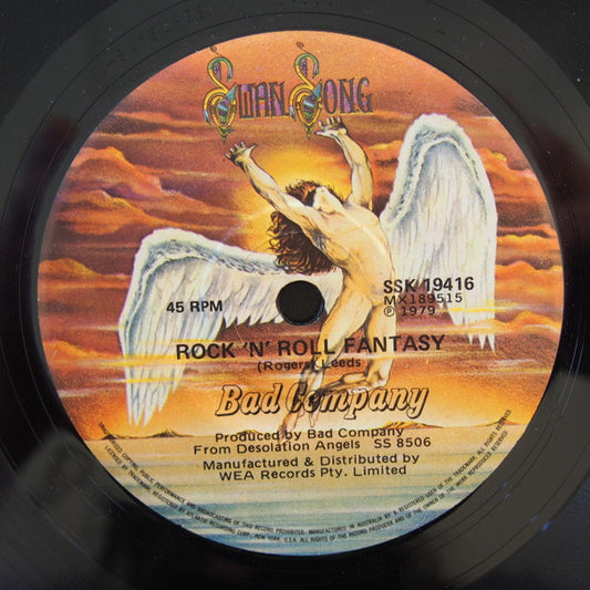 Bad Company (3) : Rock 'N' Roll Fantasy (7", Single)