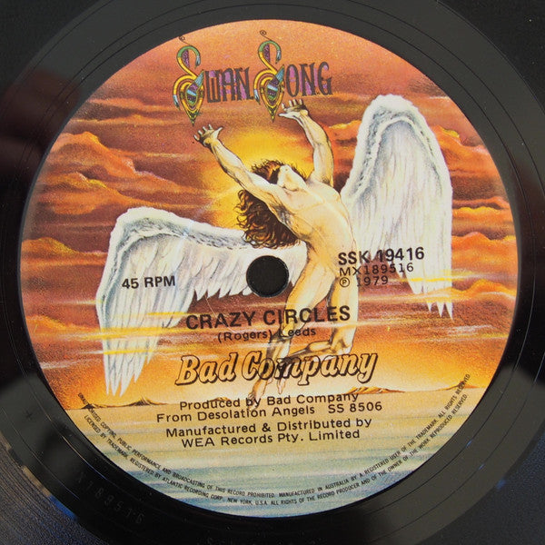 Bad Company (3) : Rock 'N' Roll Fantasy (7", Single)