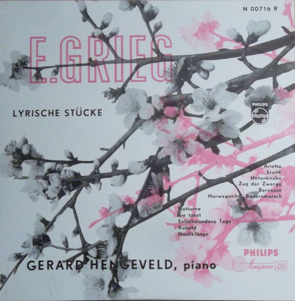 Edvard Grieg, Gerard Hengeveld : Lyrische Stuck (Lyric Pieces) (10")