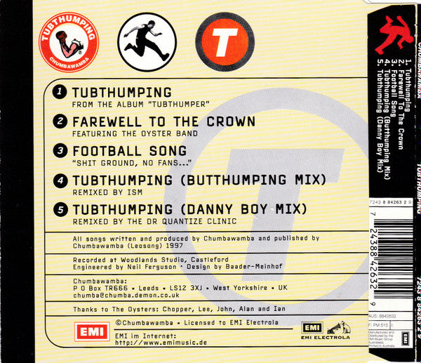 Chumbawamba : Tubthumping (CD, Single)
