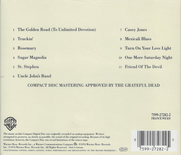 Grateful Dead* : The Best Of - Skeletons From The Closet (CD, Comp, RE, RM)