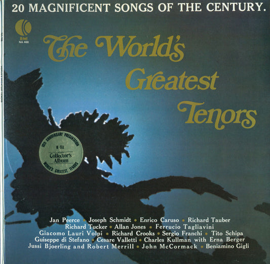 Various : 20 Magnificent Songs Of The Century The World's Greatest Tenors (LP, Album, Comp, Mono, Ltd, ARC)