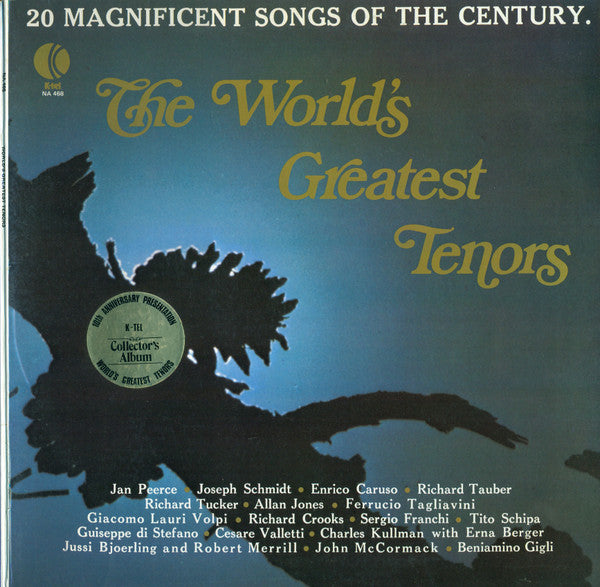 Various : 20 Magnificent Songs Of The Century The World's Greatest Tenors (LP, Album, Comp, Mono, Ltd, ARC)