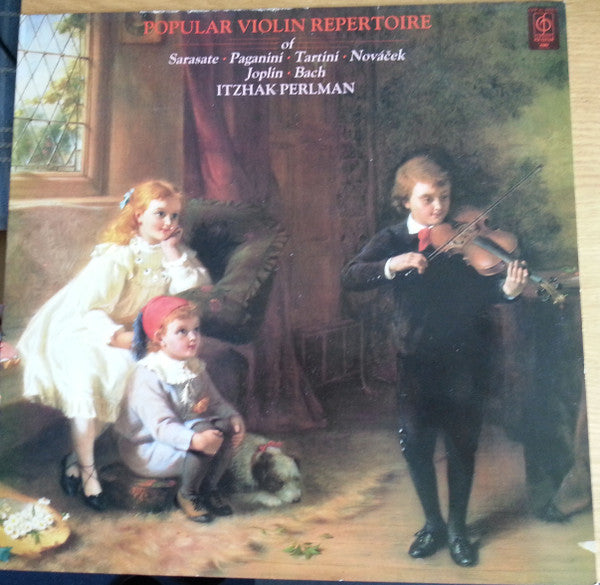 Itzhak Perlman : Popular Violin Repertoire Of Sarasate, Paganini, Tartini, Novacek, Joplin, Bach (LP, Album, Comp, RE)