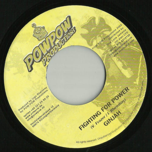 Mark Wonder / Ginjah : Smile With The World / Fighting For Power (7")