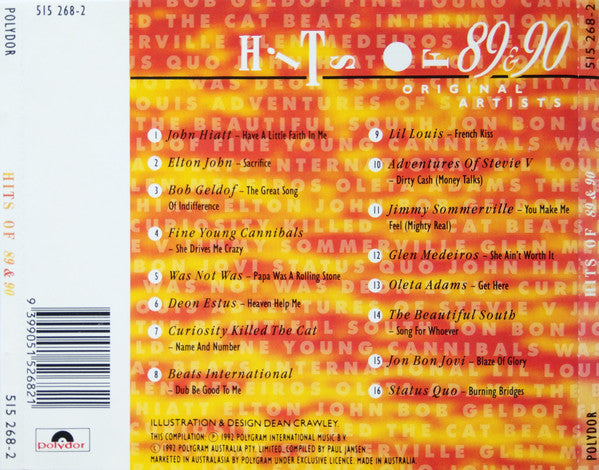Various : Hits Of 89 & 90 (CD, Comp)