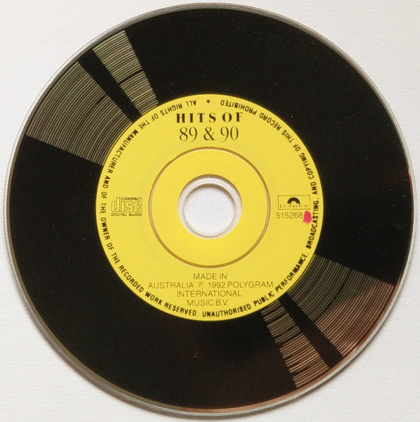 Various : Hits Of 89 & 90 (CD, Comp)