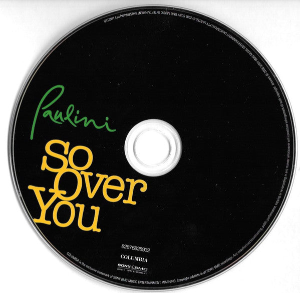 Paulini : So Over You (CD, Single)