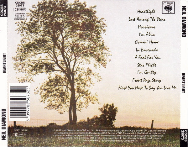 Neil Diamond : Heartlight (CD, Album)