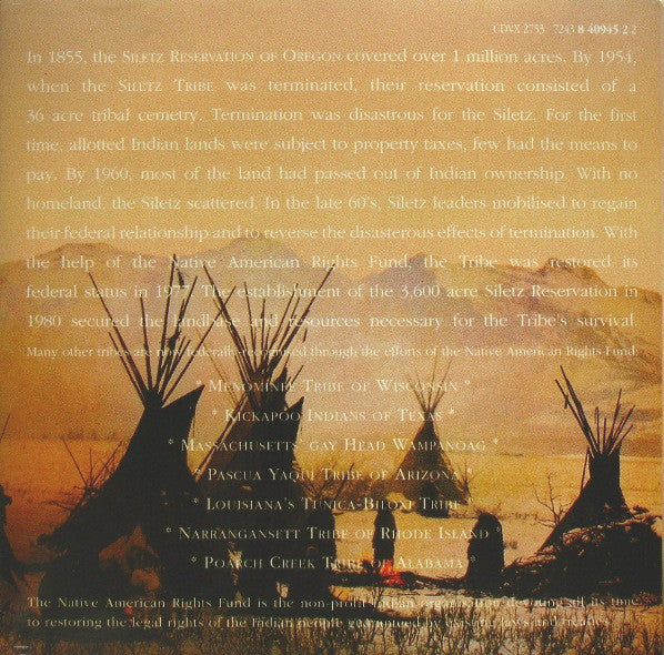 Sacred Spirit : Chants And Dances Of The Native Americans (CD, Album)