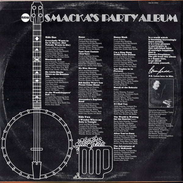 Smacka Fitzgibbon : Smacka's Party Album (LP, Album)