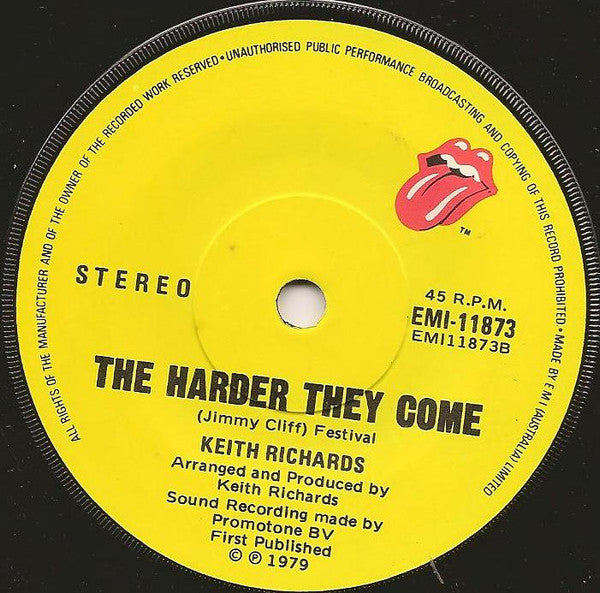 Keith Richards : Run Rudolph, Run (7", Single)