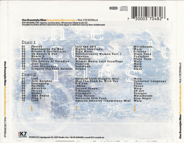 Various : The Freestyle Files Vol. 1: Futuristic Electronics (2xCD, Comp)