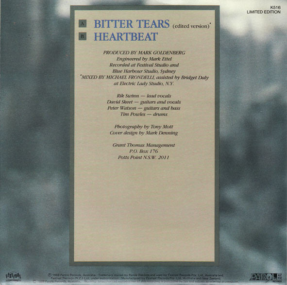 Venetians* : Bitter Tears (7", Ltd)
