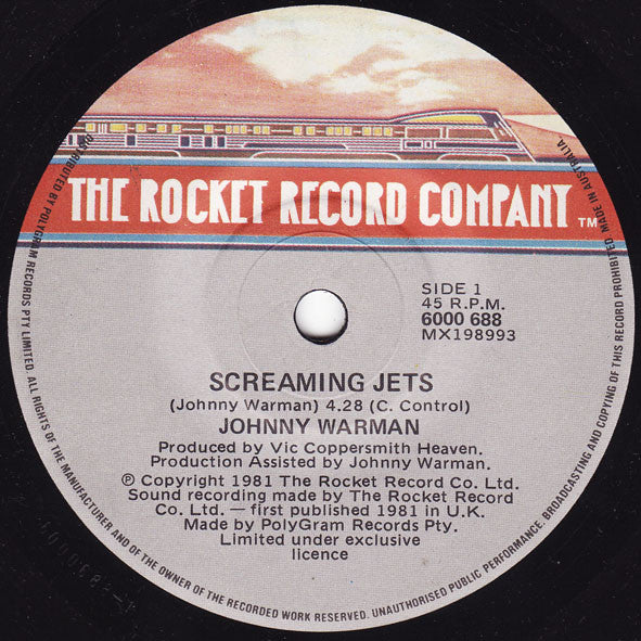 Johnny Warman : Screaming Jets (7", Single)