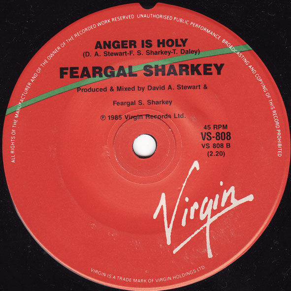 Feargal Sharkey : A Good Heart (7", Single)