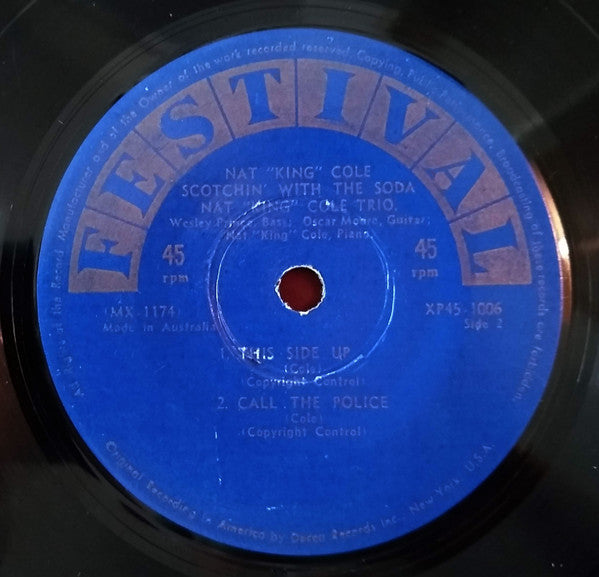 The Nat King Cole trio : Scotchin' with The Soda (7", EP)
