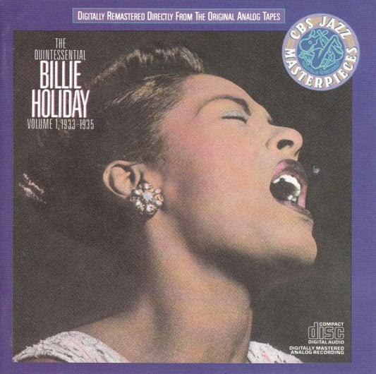 Billie Holiday : The Quintessential Billie Holiday Volume 1, 1933-1935 (CD, Comp, Mono, RM)