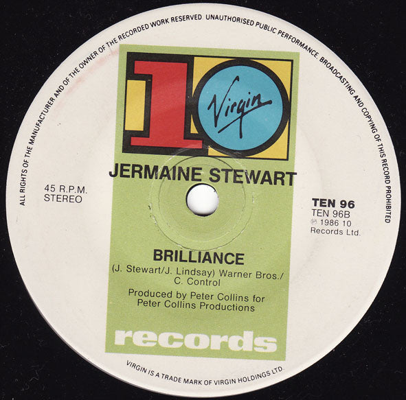 Jermaine Stewart : We Don't Have To... (7")