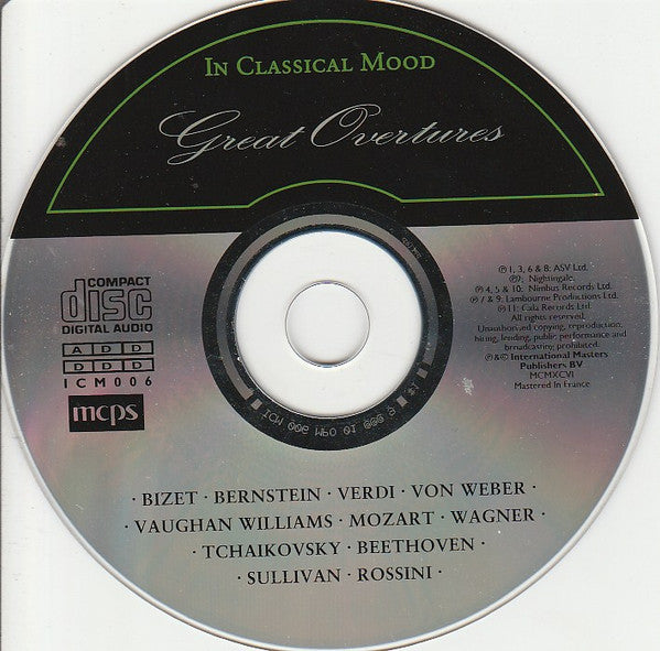 Unknown Artist : Great Overtures (CD, Comp)