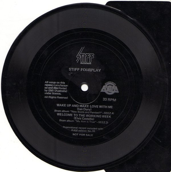 Various : Stiff Fourplay (Flexi, 7", Promo)