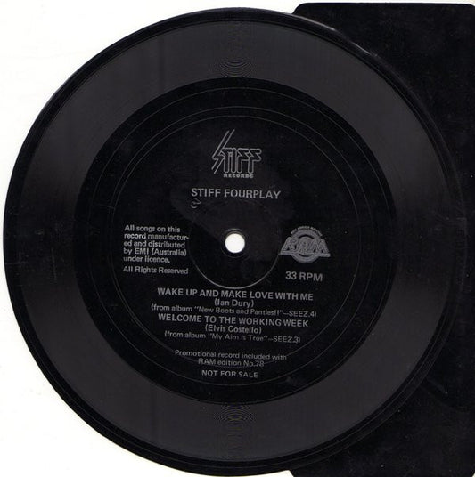Various : Stiff Fourplay (Flexi, 7", Promo)