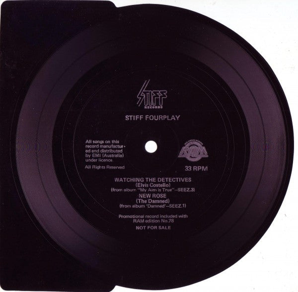 Various : Stiff Fourplay (Flexi, 7", Promo)