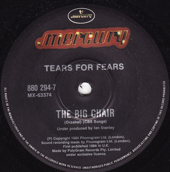 Tears For Fears : Shout (7")