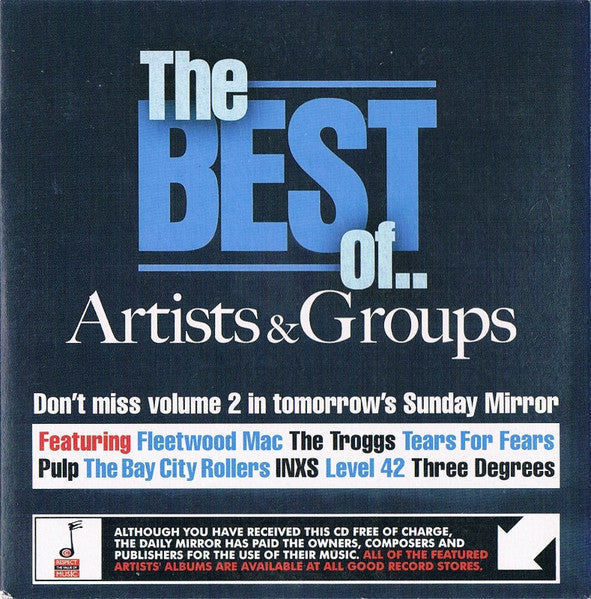 Various : The Best Of.. Artists & Groups Volume 1 (CD, Comp)
