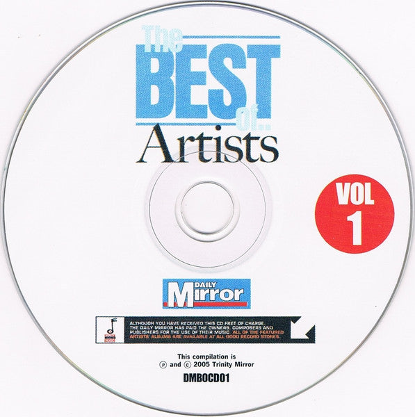 Various : The Best Of.. Artists & Groups Volume 1 (CD, Comp)