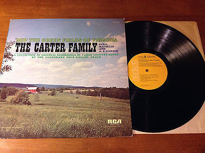 The Carter Family : 'Mid The Green Fields Of Virginia (LP, Album, Mono)