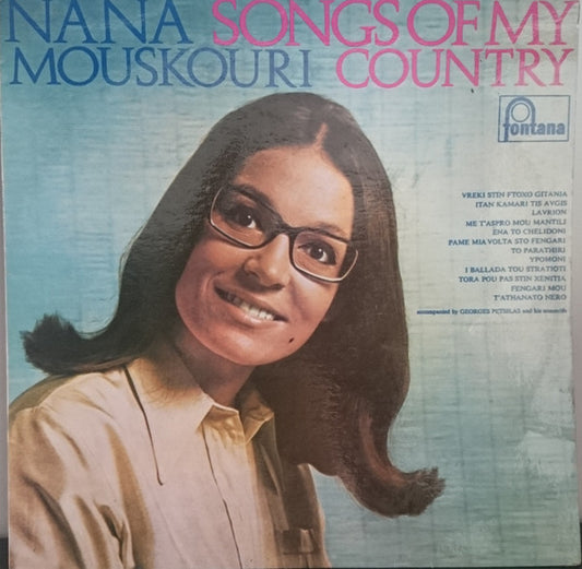 Nana Mouskouri : Songs Of My Country (LP, Album)