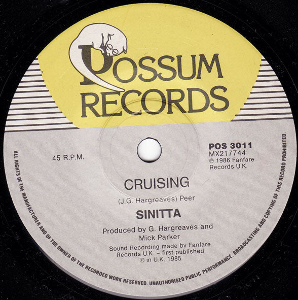 Sinitta : So Macho (7")