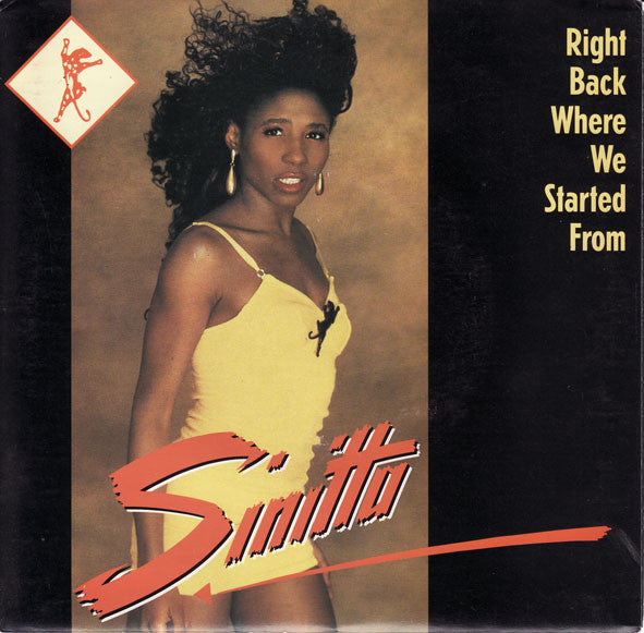 Sinitta : Right Back Where We Started From (7", Single)
